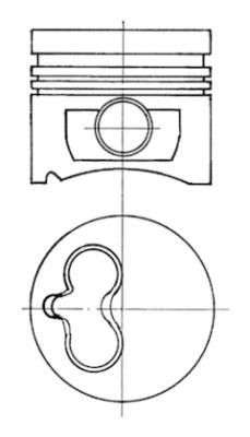 KOLBENSCHMIDT Stempel 92006800 KOLBENSCHMIDT 92006800 Motor stempel Renault Trafic Minibuss billige