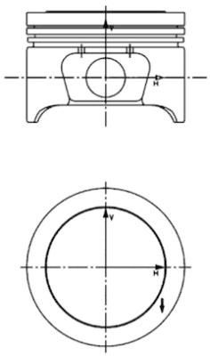 KOLBENSCHMIDT Πιστόνι 40161600 KOLBENSCHMIDT 40161600 Πιστόνι