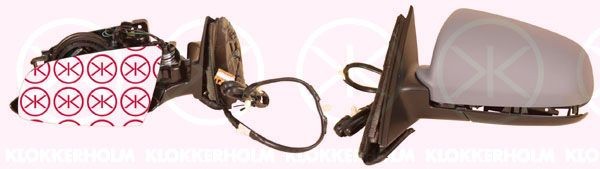 KLOKKERHOLM Radiator Grille 0019990A1 AUDI COUPE KLOKKERHOLM radiator grille 0019990A1