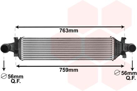 VAN WEZEL Intercooler 30004659 VAN WEZEL 30004659 Intercooler Mercedes X156 preço