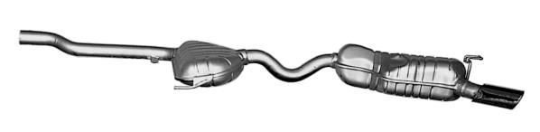 VEGAZ Bakre ljuddämpare FTS-216IMA VEGAZ FTS-216IMA Bakre ljuddämpare Fiat Coupe 175 original