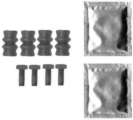 HELLA Kit d'accessoires, étrier de frein 8DZ 355 201-621 Kit de rénovation d'étrier de frein HELLA ROOMSTER 8DZ 355 201-621 pas cher