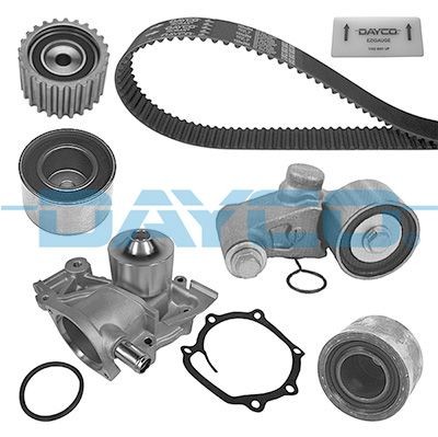 DAYCO Vesipumppu + jakohihnasarja KTBWP5531 DAYCO KTBWP5531 Subaru Impreza 1 Farmari jakohihna ja vesipumppu