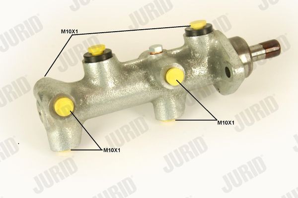 JURID Hlavný brzdový válec 131709J Hlavný brzdový válec JURID Audi 100 131709J