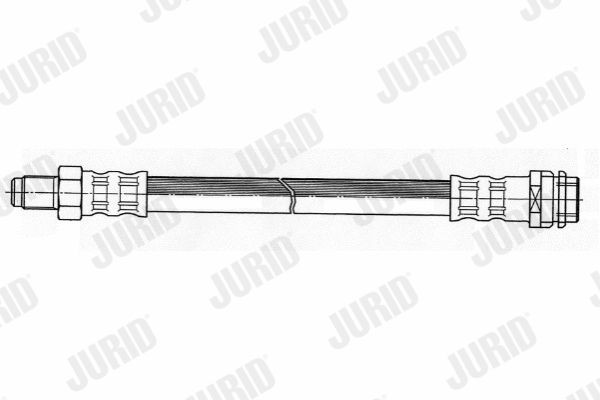 JURID Brzdová hadica 172479J 172479J Brzdové hadice JURID MERCEDES-BENZ Trieda C