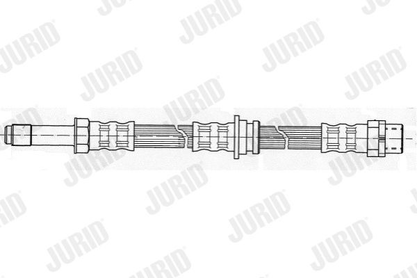 JURID Ελαστικός σωλήνας φρένων 172483J Ελαστικός σωλήνας φρένων JURID BMW Z3 172483J