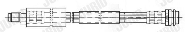 JURID Flexible de frein 172553J Mercedes-Benz Classe B Flexible de frein JURID 172553J