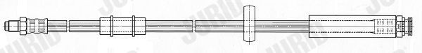 JURID Bremžu šļūtene 172590J Bremžu šļūtenes JURID Citroën C15 172590J