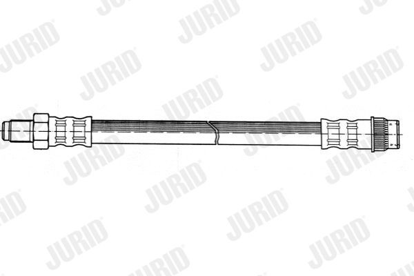 JURID Bromsslang 172624J 172624J JURID bromsslangar RENAULT CLIO