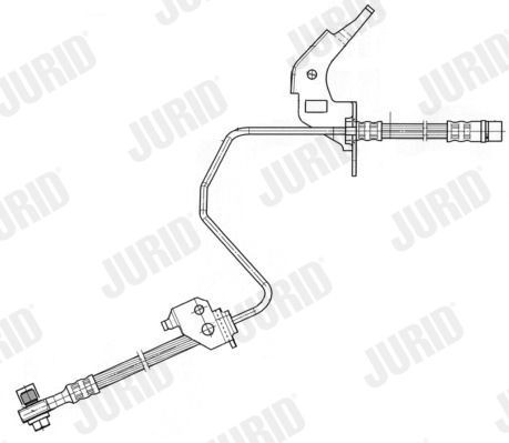 JURID Bremseslange 172641J JURID Bremseslange OPEL 172641J