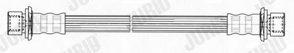 JURID Tubo freno 172657J 172657J costo Tubi freno PEUGEOT 307 JURID