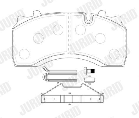 JURID Hjulcylinder 251063J FIAT hjulbromscylinder JURID 251063J