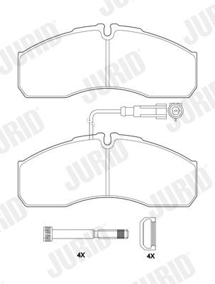 JURID Hjulcylinder 251077J 251077J JURID hjulbromscylinder Smart FORTWO