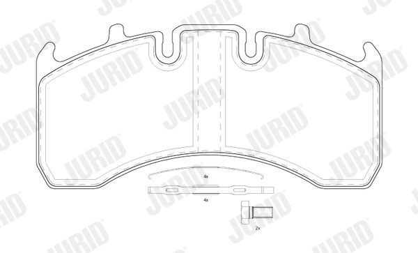 JURID Wielremcilinder 251083J Trommelrem-cilinder JURID SOLENZA 251083J goedkoop
