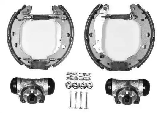 JURID Bremsesæt, trommelbremser 381365J 381365J Tromlebremser JURID RENAULT SCÉNIC