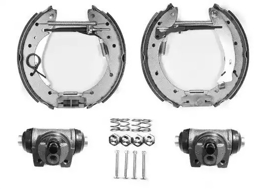 JURID Bremsesæt, trommelbremser 381375J Tromlebremser JURID Kia PICANTO KIT EVO 381375J