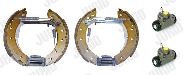 JURID Kit de freins, freins à tambours 381378J Peugeot 106 Kit freins à tambours JURID KIT EVO 381378J