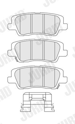JURID Pidurisadul 694711J JURID Pidurisadul MERCEDES-BENZ 694711J