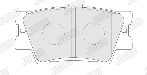 JURID Remklauw 694713J Mercedes-Benz C-Klasse Remklauwen JURID 694713J