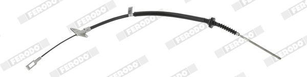 FERODO Koblingskabel FCC422750 FCC422750 Koblingskabel FERODO FIAT FIORINO