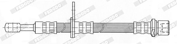 FERODO Bremseslange FHY3104 FHY3104 Bremseslange SUBARU OUTBACK FERODO