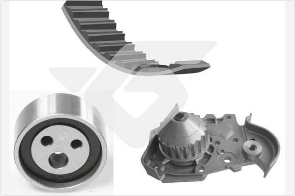 HUTCHINSON Bomba de água + kit de correia dentada KH 07WP29 Kit de distribuição HUTCHINSON Renault MASTER KH 07WP29