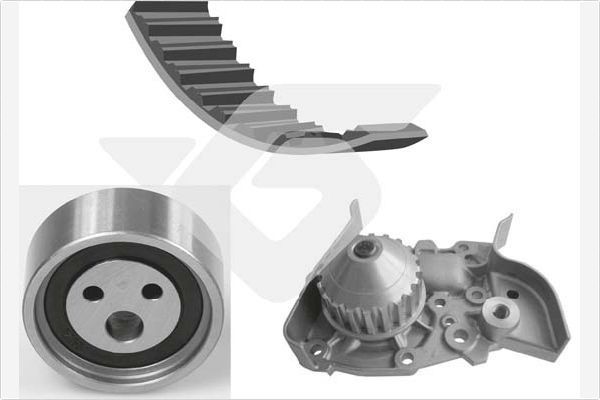 HUTCHINSON Σετ ιμάντα χρονισμού με αντλία νερού KH 127WP28 Σετ ιμάντα χρονισμού με αντλία νερού HUTCHINSON TRAFIC KH 127WP28 φθηνά