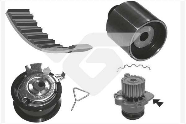 HUTCHINSON Kit de distribution + pompe à eau KH 194WP57 Skoda YETI Kit complet de courroie de distribution HUTCHINSON KH 194WP57