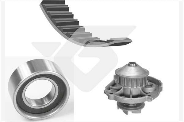 HUTCHINSON Kit de distribution + pompe à eau KH 37WP23 Kit de pompe à eau et courroie de distribution HUTCHINSON STILO KH 37WP23 pas cher