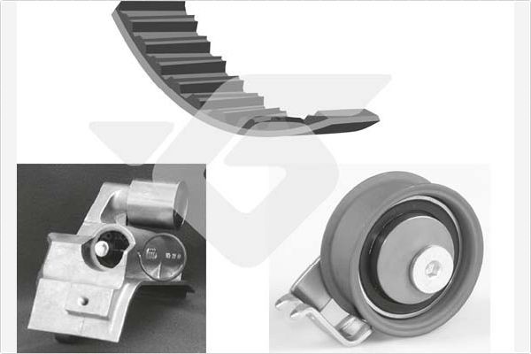 HUTCHINSON Sada ozubeného remeňa KH 418 Rozvodový remeň HUTCHINSON Audi 80 KH 418