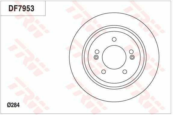 TRW Bremsscheibe DF7953 DF7953 TRW Sport-Bremsscheiben Kia Optima Sportswagon Kosten