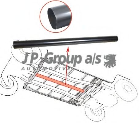 JP GROUP Rörledning, värmeväxlare 8181801206 8181801206 JP GROUP slang, värmeväxlare, värmare Seat ARONA