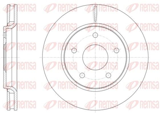 REMSA Δισκόπλακα 61393.10 Δίσκος φρένων REMSA UNO 61393.10 φθηνά