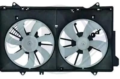 DIEDERICHS Ventilátor chladenia motora 8563010 8563010 Ventilátor chladiča MAZDA 626 DIEDERICHS