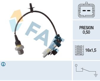 FAE Oliedruksensor 12641 Peugeot 605 Oliedrukschakelaar FAE 12641