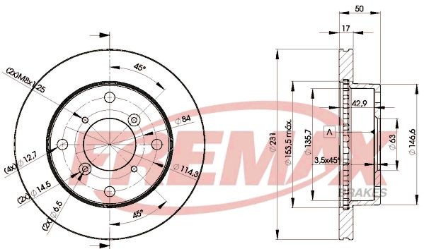 FREMAX Disco freno BD-6030 BD-6030 Dischi freno sportivi FREMAX SUBARU WRX costo