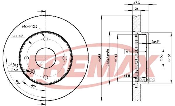 FREMAX Bremseskive BD-8338 BD-8338 Bremseskiver CHEVROLET EQUINOX FREMAX