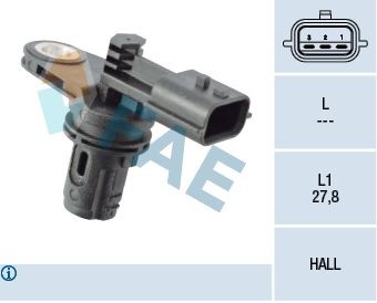 FAE Snímač polohy vačkového hriadeľa 79360 FAE 79360 Snímač polohy vačkového hriadeľa Renault FLUENCE lacné