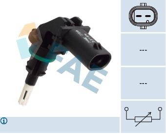 Αισθητ., θερμοκρ. αναρροφ. αέρα FAE 33164 FAE 33164 Αισθητήρας θερμοκρασίας αέρα εισαγωγής BMW X3 2017