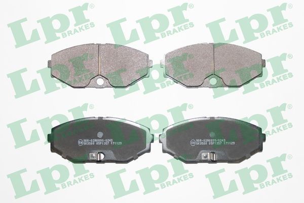LPR Τακάκια φρένων 05P1357 Τακάκια φρένων LPR Nissan CABSTAR E 05P1357