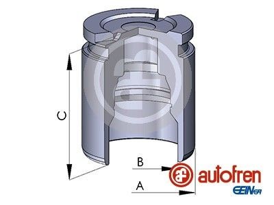 AUTOFREN SEINSA Zuiger, remklauw D025126 Remzadel zuiger JAGUAR AUTOFREN SEINSA D025126