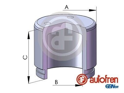 AUTOFREN SEINSA Piston, étrier de frein D025349 AUTOFREN SEINSA D025349 Piston étrier Nissan Primera P10 pas cher