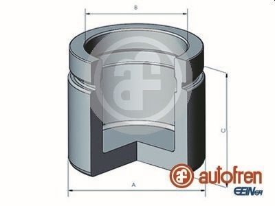 AUTOFREN SEINSA Piston, brake caliper D025412 AUTOFREN SEINSA D025412 Ssangyong Actyon Sports I brake caliper piston cost
