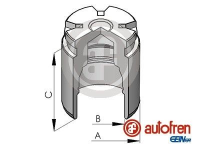 AUTOFREN SEINSA Stempel, bremsecaliper D025530 AUTOFREN SEINSA D025530 Stempel bremseklave Genesis 1 pris