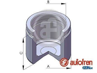 AUTOFREN SEINSA Piston, brake caliper D02581 D02581 AUTOFREN SEINSA brake caliper piston for FIAT UNO