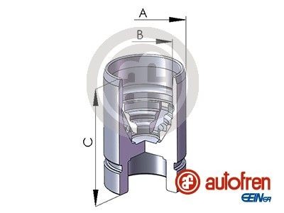 AUTOFREN SEINSA Piston, étrier de frein D02589 AUTOFREN SEINSA D02589 Piston, étrier de frein