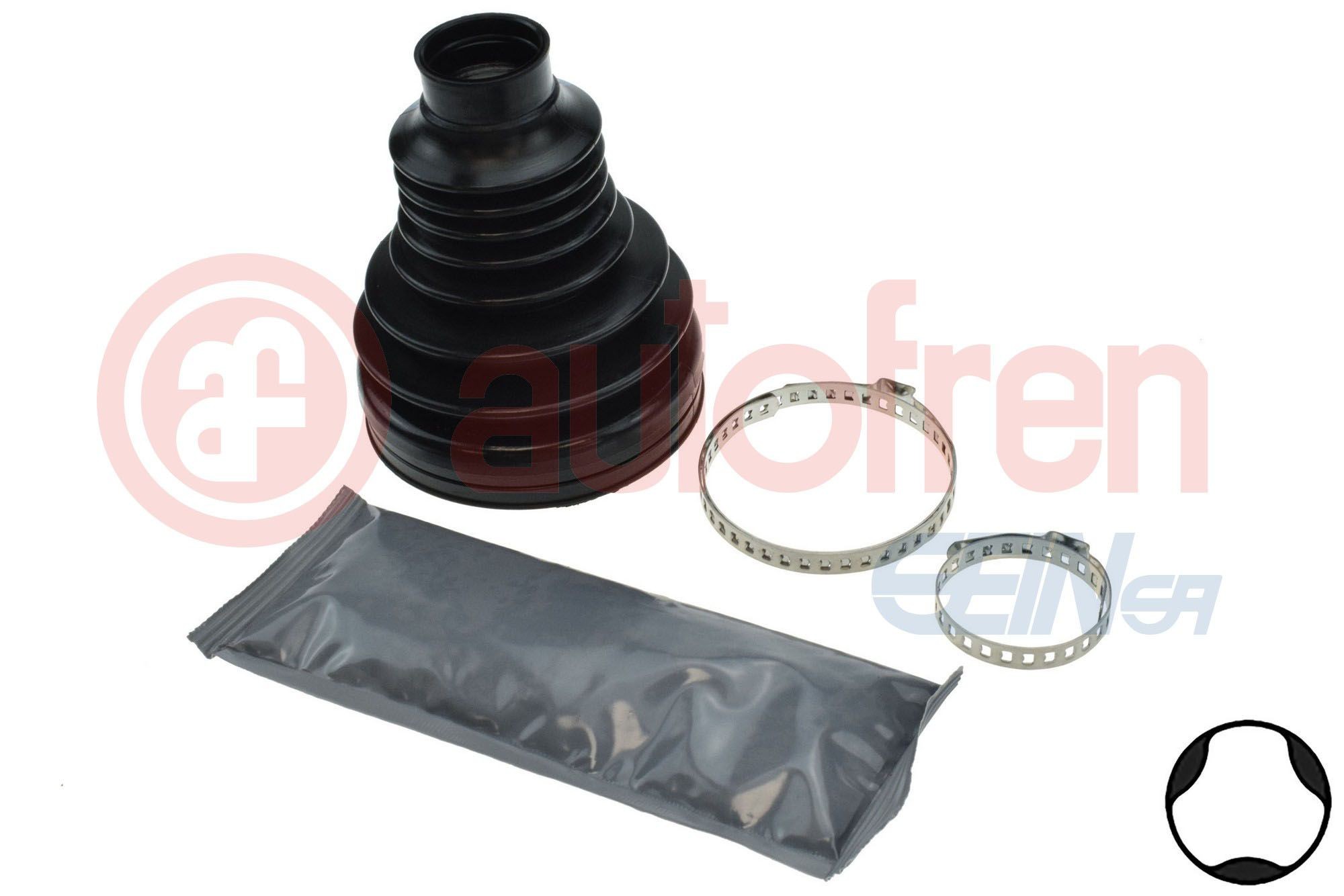 AUTOFREN SEINSA Jogo de foles, veio de transmissão D8597T AUTOFREN SEINSA D8597T Fole de transmissão Volkswagen JETTA originais