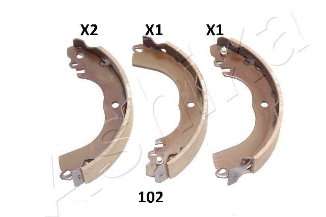 ASHIKA Kit ganasce freni 55-01-102 55-01-102 costo Ganasce freno ASHIKA PEUGEOT BOXER