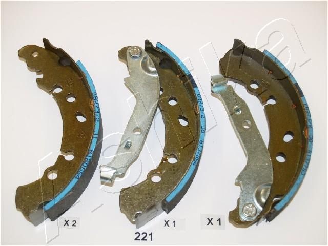 Brake Shoe Set ASHIKA 55-02-221 ASHIKA 55-02-221 Mazda 2 2022 Drum brake pads price