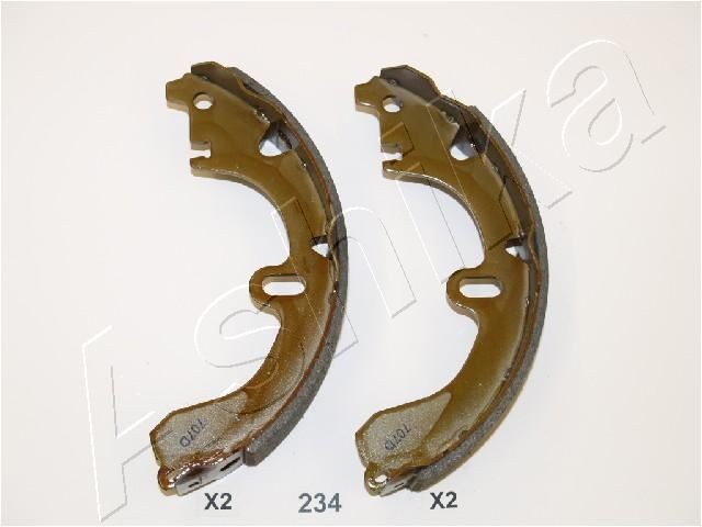 ASHIKA Piduriklotside komplekt 55-02-234 ASHIKA 55-02-234 Trummelpiduriklotsid Toyota Corolla E11 Compact hind